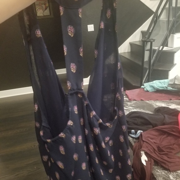 Blue Halter top - Picture 3 of 4